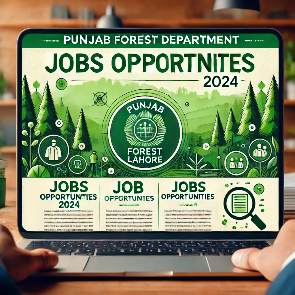 Punjab Forest Department Lahore Jobs 2024