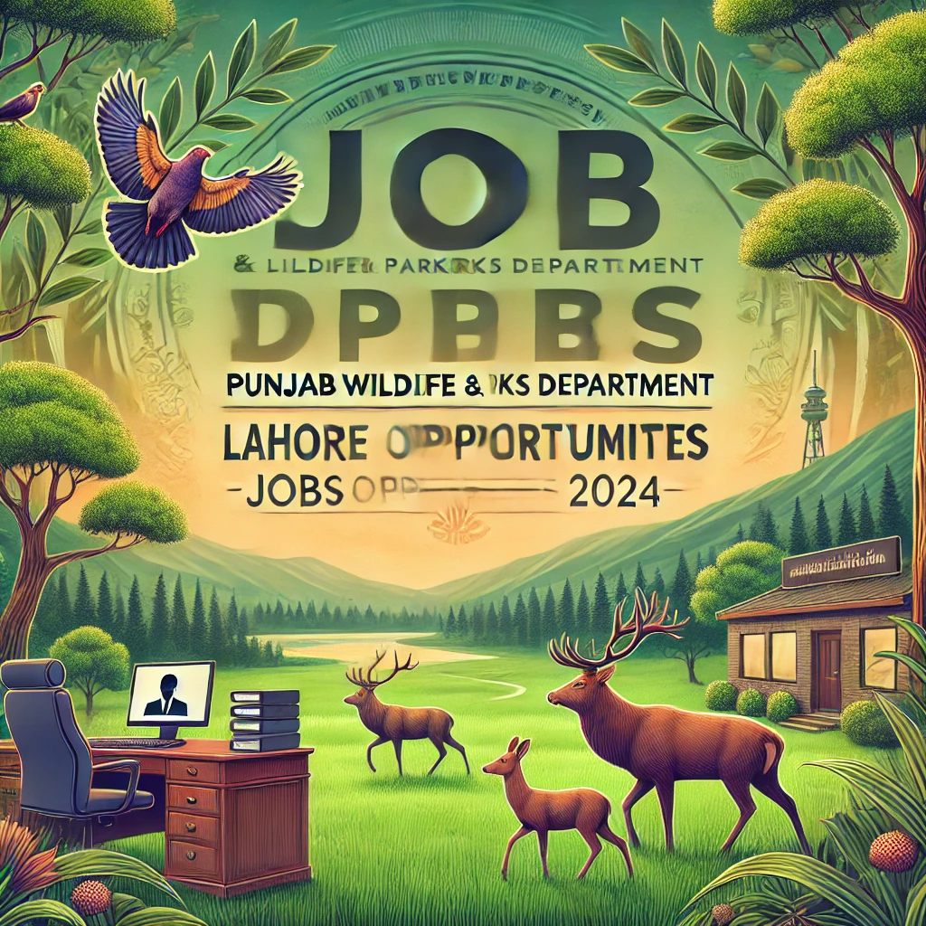 Wildlife & Parks Department Lahore Jobs 2024